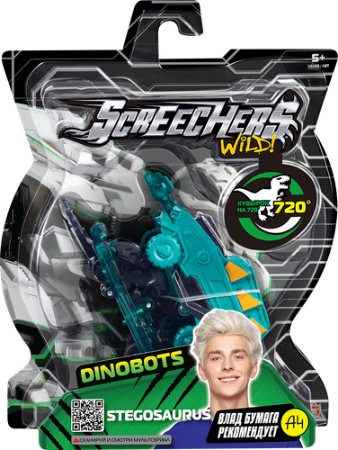 Машинка-трансформер SCREECHERS WILD Динобот 720, в ассортименте, Арт. 43160, картинка