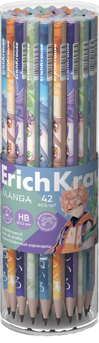 Карандаш ERICHKRAUSE Manga, HB, трехгранный, Арт. 60727, вид
