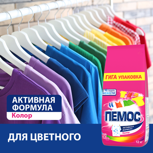 Стиральный порошок ПЕМОС Колор, 350г, изображение
