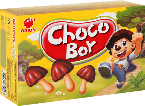 Печенье ORION Choco Boy, 90г, крупный план