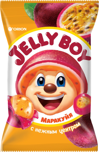Мармелад жевательный ORION Jelly Boy со вкусом маракуйи, 66г, детальное фото