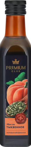 Масло тыквенное PREMIUM CLUB нерафинированное, 250мл, фотография