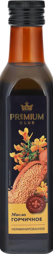 Масло горчичное PREMIUM CLUB нерафинированное, 250мл, изображение