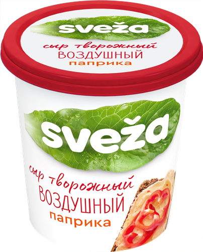 Сыр творожный SVEZA Воздушный, с паприкой 60%, без змж, 150г, фото