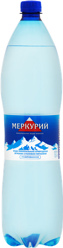 Вода минеральная МЕРКУРИЙ лечебно-столовая газированная, 1.5л, вид