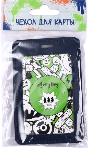 Чехол для карты КРОК&ДИЛЛИ Graffiti, Арт. MF521704, крупный план