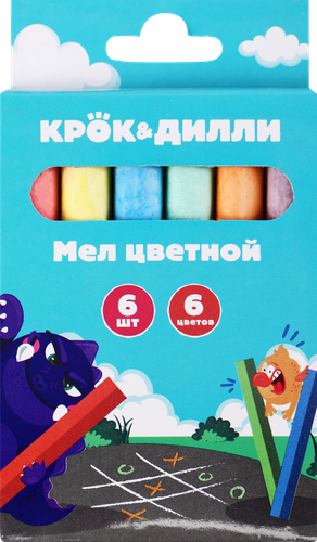 Мел КРОК&ДИЛЛИ цветной, Арт. LTA0705089, изображение