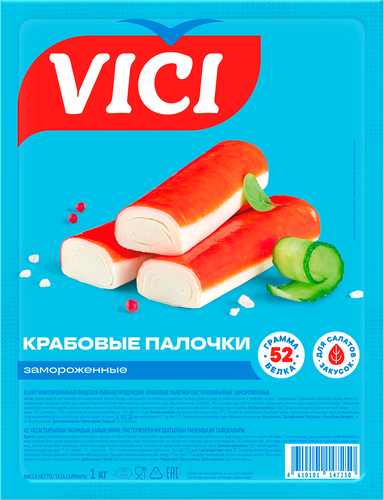 Крабовые палочки VICI, 1000г, изображение