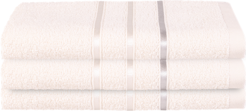 Полотенце махровое HOMECLUB Stripe 70х130см, цвет кремовый, Арт. HCS/70130/крем, вид