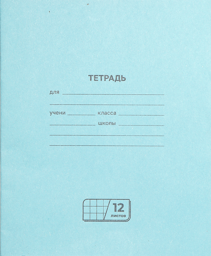 Тетрадь BG 12 листов, в клетку, картинка