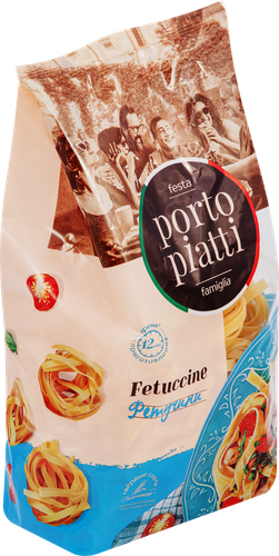 Макароны PORTO PIATTI Гнезда Фетуччини, 400г, вид
