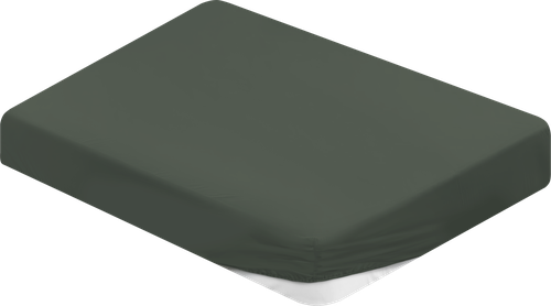 Простыня на резинке HOMECLUB 160x200(+/-3)см, зеленая, Арт. HCBS-S-16-EN, фотография