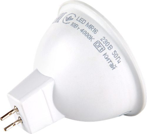 Лампа GENERICA LED софит 10Вт, 230В, 4000К, цоколь GU5.3, Арт., Арт. LL-MR16-10-230-40-GU5-G, фотография
