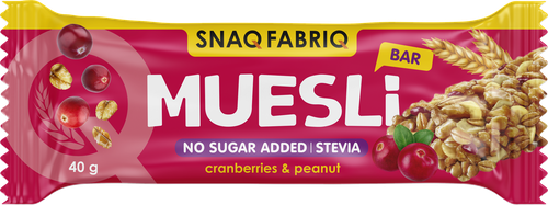 Батончик-мюсли SNAQ FABRIQ Клюква, 40г, картинка