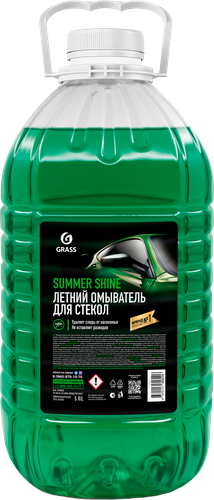 Жидкость стеклоомывающая летняя GRASS Summer Shine, Арт. 110453, 5л, фото
