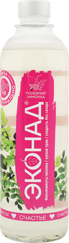 Напиток безалкогольный ЭКОНАД Счастье Липа, без сахара, тонкая газация, 500мл, фото