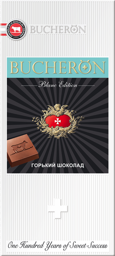 Шоколад горький BUCHERON, 85г, крупный план