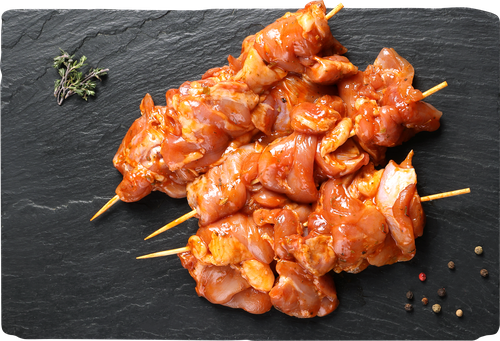 Шашлык из куриного мяса бедра в маринаде ЛЕНТА FRESH, изображение