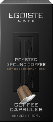 Кофе молотый в капсулах EGOISTE Espresso, 10кап, фотография