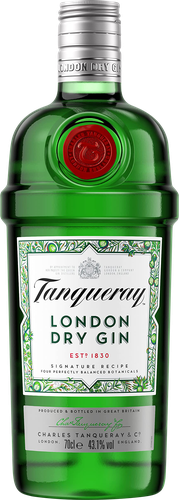 Джин TANQUERAY London Dry 43,1%, сухой, 0.7л, крупный план