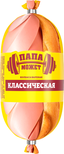 Колбаса вареная ПАПА МОЖЕТ Классическая, 300г, фотография