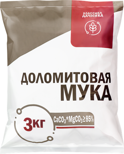 Удобрение НОВ-АГРО Мука известняковая (доломитовая) с комплексом микроэлементов, Арт. НА33, 3кг, фотография