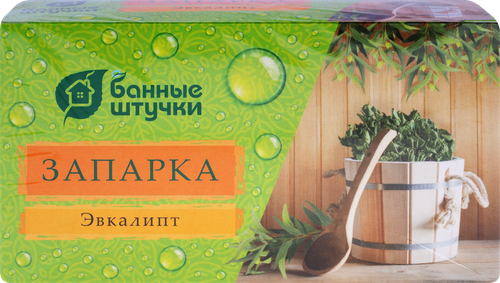 Запарка для бани и сауны БАННЫЕ ШТУЧКИ Листья эвкалипта, в фильтр-пакетах, Арт. 30017, 20х1,5г, вид