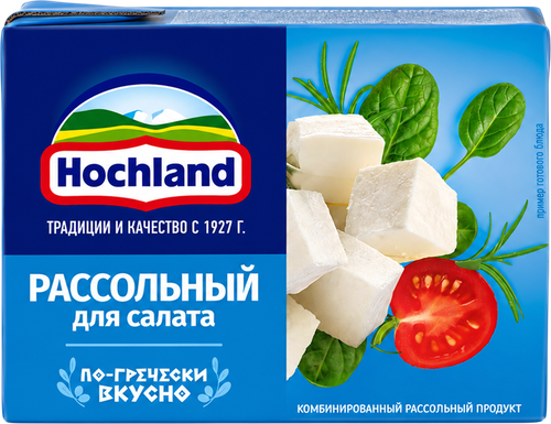 Продукт рассольный HOCHLAND Для салата 55%, с змж, 200г, картинка