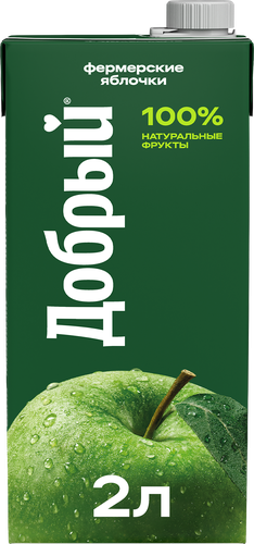 Нектар ДОБРЫЙ Яблоко, 2л, картинка