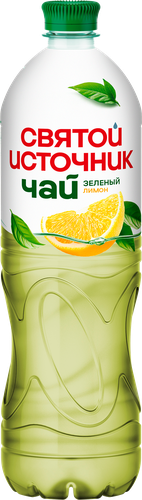 Чай холодный зеленый СВЯТОЙ ИСТОЧНИК Лимон, 1л, вид