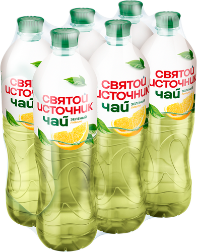 Чай холодный зеленый СВЯТОЙ ИСТОЧНИК Лимон, 1л, детальное фото