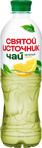 Чай холодный зеленый СВЯТОЙ ИСТОЧНИК Лимон, 0.5л, фото