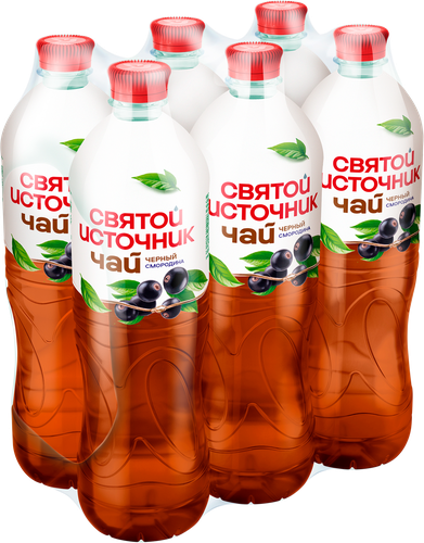 Чай холодный черный СВЯТОЙ ИСТОЧНИК Смородина, 1л, фото