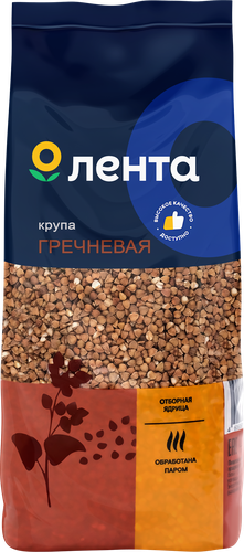 Крупа гречневая ЛЕНТА, 1кг, изображение