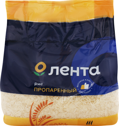 Рис длиннозерный ЛЕНТА пропаренный, высший сорт, 2кг, детальное фото