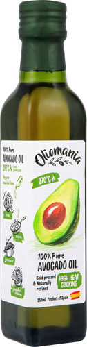 Масло авокадо OLIOMANIA рафинированное, 250мл, детальное фото