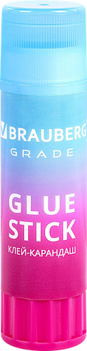 Клей-карандаш BRAUBERG Grade, в ассортименте, Арт. 271247, 21г, вид
