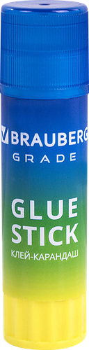 Клей-карандаш BRAUBERG Grade, в ассортименте, Арт. 271247, 21г, картинка