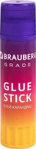 Клей-карандаш BRAUBERG Grade, в ассортименте, Арт. 271247, 21г, картинка