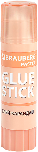 Клей-карандаш BRAUBERG Pastel, в ассортименте, Арт. 271249, 15г, фото