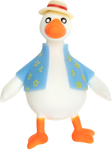 Игрушка 1TOY Крутой замес, Гусь в шляпе и рубашке, 14см, Арт. Т24576, фотография