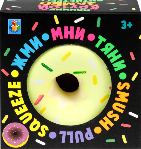 Игрушка 1TOY Крутой замес, Пончик 4 цвета, 8х3,5см, Арт. Т24577, фотография