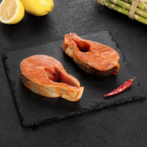 Кета в маринаде Тайский чили, стейк ЛЕНТА FRESH, весовая, изображение
