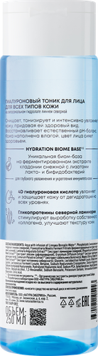 Тоник для лица NATURA SIBERICA Lab Biome Hydration гиалуроновая, 250мл, крупный план