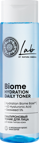 Тоник для лица NATURA SIBERICA Lab Biome Hydration гиалуроновая, 250мл, фото