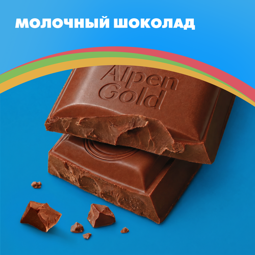 Шоколад молочный ALPEN GOLD, 80г, изображение