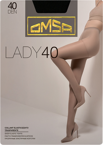 Колготки женские OMSA Lady 40 den nero 5, крупный план