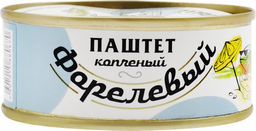 Паштет рыбный копченый ПЕККОНИ форелевый, 90г, изображение