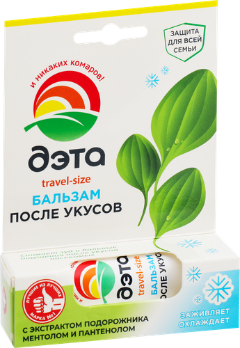 Бальзам-карандаш ДЭТА Travel-size после укусов, 4,2г, картинка