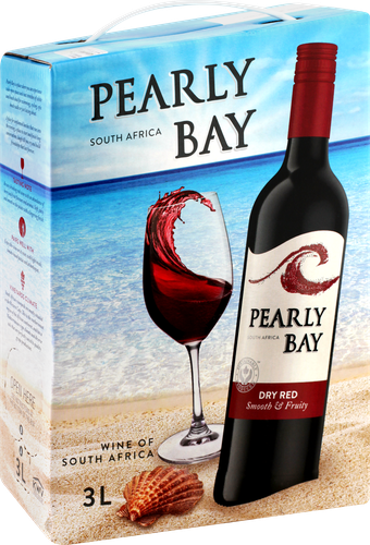 Вино PEARLY BAY Драй Ред красное сухое, 3л, изображение
